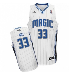 Mens Adidas Orlando Magic 33 Grant Hill Swingman White Home NBA Jersey