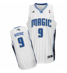 Mens Adidas Orlando Magic 9 Nikola Vucevic Swingman White Home NBA Jersey