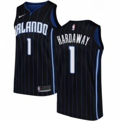 Youth Nike Orlando Magic 1 Penny Hardaway Swingman Black Alternate NBA Jersey Statement Edition