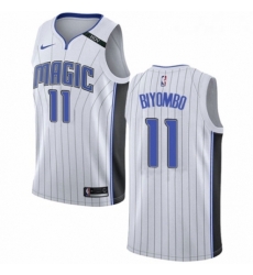 Youth Nike Orlando Magic 11 Bismack Biyombo Swingman NBA Jersey Association Edition