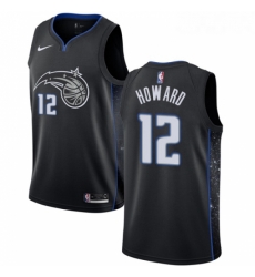 Youth Nike Orlando Magic 12 Dwight Howard Swingman Black NBA Jersey City Edition 