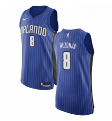 Youth Nike Orlando Magic 8 Mario Hezonja Authentic Royal Blue Road NBA Jersey Icon Edition