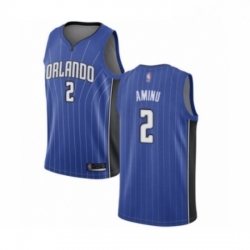 Youth Orlando Magic 2 Al Farouq Aminu Swingman Royal Blue Basketball Jersey Icon Edition 