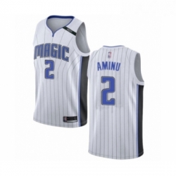 Youth Orlando Magic 2 Al Farouq Aminu Swingman White Basketball Jersey Association Edition 