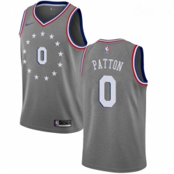 Youth Nike Philadelphia 76ers 0 Justin Patton Swingman Gray NBA Jersey City Edition 