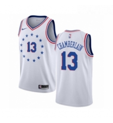 Youth Nike Philadelphia 76ers 13 Wilt Chamberlain White Swingman Jersey Earned Edition