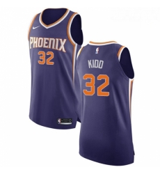 Mens Nike Phoenix Suns 32 Jason Kidd Authentic Purple Road NBA Jersey Icon Edition