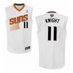 Womens Adidas Phoenix Suns 11 Brandon Knight Swingman White Home NBA Jersey