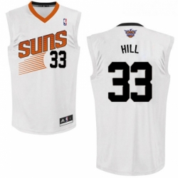 Womens Adidas Phoenix Suns 33 Grant Hill Authentic White Home NBA Jersey