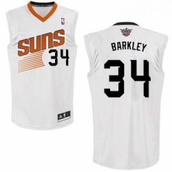 Womens Adidas Phoenix Suns 34 Charles Barkley Authentic White Home NBA Jersey