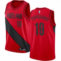 Womens Nike Portland Trail Blazers 19 Georgios Papagiannis Swingman Red NBA Jersey Statement Edition 