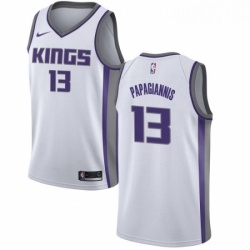 Youth Nike Sacramento Kings 13 Georgios Papagiannis Authentic White NBA Jersey Association Edition