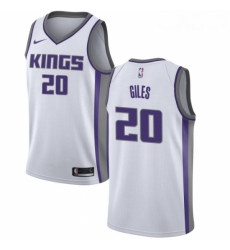 Youth Nike Sacramento Kings 20 Harry Giles Authentic White NBA Jersey Association Edition 