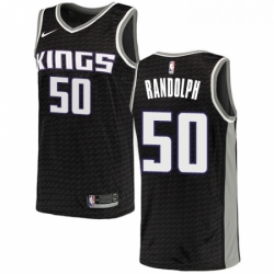 Youth Nike Sacramento Kings 50 Zach Randolph Swingman Black NBA Jersey Statement Edition 