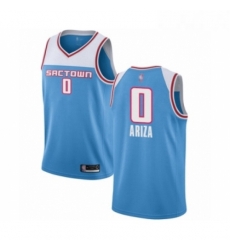 Youth Sacramento Kings 0 Trevor Ariza Swingman Blue Basketball Jersey 2018 19 City Edition 