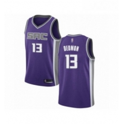 Youth Sacramento Kings 13 Dewayne Dedmon Swingman Purple Basketball Jersey Icon Edition 