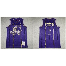 Raptors 1 Tracy McGrady Purple 1998 99 Hardwood Classics Jersey