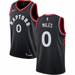 Youth Nike Toronto Raptors 0 CJ Miles Swingman Black Alternate NBA Jersey Statement Edition 