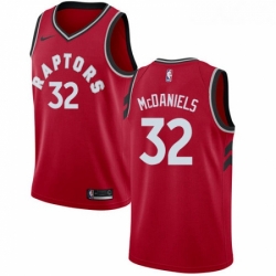 Youth Nike Toronto Raptors 32 KJ McDaniels Swingman Red Road NBA Jersey Icon Edition 