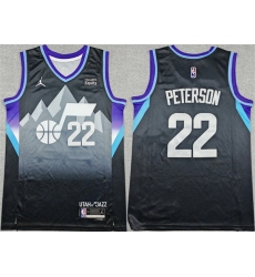 Men Utah Jazz 22 Darryn Peterson Black 2026 Draft Statement Edition Stitched Basketball Jersey Men Utah Jazz 22 Darryn Peterson Black 2026 Draft Statement Edition Stitched Basketball Jersey