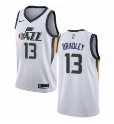 Mens Nike Utah Jazz 13 Tony Bradley Authentic NBA Jersey Association Edition 