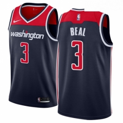 Womens Nike Washington Wizards 3 Bradley Beal Swingman Navy Blue NBA Jersey Statement Edition 