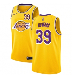 Lakers 39 Dwight Howard Yellow 2020 2021 New City Edition Nike Swingman Jerseys