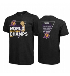 Los Angeles Lakers 2020 NBA Finals Champs Tee Black Tri-Blend