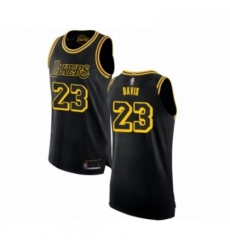 Womens Los Angeles Lakers 23 Anthony Davis Swingman Black Basketball Jersey City Edition 