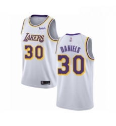 Womens Los Angeles Lakers 30 Troy Daniels Authentic White Basketball Jersey Association Edition 