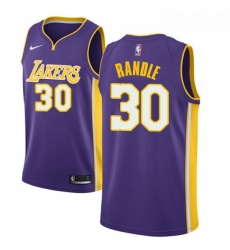 Womens Nike Los Angeles Lakers 30 Julius Randle Swingman Purple NBA Jersey Statement Edition 