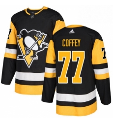 Mens Adidas Pittsburgh Penguins 77 Paul Coffey Premier Black Home NHL Jersey 