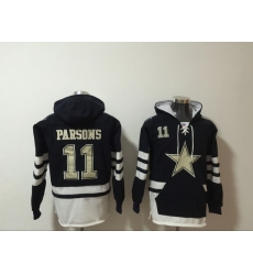 NFL Men Dallas Cowboys 11 Micah Parsons Stitched Hoodie