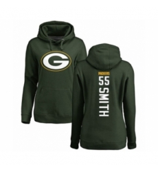 Football Womens Green Bay Packers 55 ZaDarius Smith Green Backer Hoodie