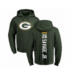 Football Green Bay Packers 26 Darnell Savage Jr Green Backer Hoodie