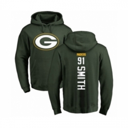 Football Green Bay Packers 91 Preston Smith Green Backer Hoodie