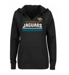 NFL Jacksonville Jaguars Majestic Womens Self Determination Pullover Hoodie Black