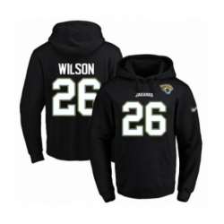 Football Mens Jacksonville Jaguars 26 Jarrod Wilson Black Name Number Pullover Hoodie