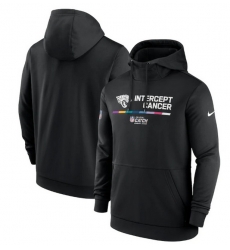 Men Jacksonville Jaguars 2022 Black Crucial Catch Therma Performance Pullover Hoodie