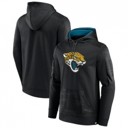 Men Jacksonville Jaguars Black On The Ball Pullover Hoodie