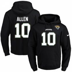 NFL Mens Nike Jacksonville Jaguars 10 Brandon Allen Black Name Number Pullover Hoodie