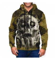 Saints Mens Zip Hooded Sweatshirt