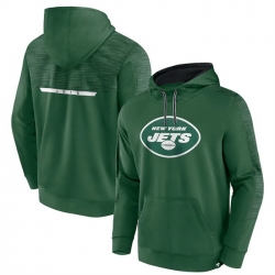 Men New York Jets Green Defender Evo Pullover Hoodie