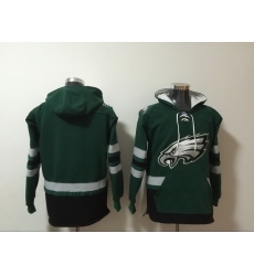 Men Nike Philadelphia Eagles Blank NFL Winter Thick Hoodie