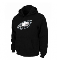 NFL Mens Nike Philadelphia Eagles Logo Pullover Hoodie Black