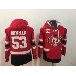 Men Nike San Francisco 49ers NaVorro Bowman 53 NFL Winter Thick Hoodie