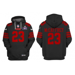 Men San Francisco 49ers Active Player Custom Black Super Bowl LVIII Alternate Pullover Hoodie