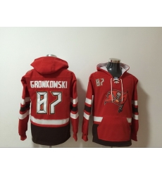 Men Nike Tampa Bay Buccaneers Rob Gronkowski 87 NFL Winter Thick Hoodie