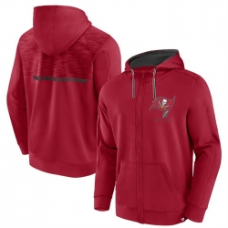 Men Tampa Bay Buccaneers Red Defender Evo Full Zip Hoodie