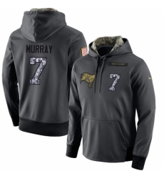 NFL Mens Nike Tampa Bay Buccaneers 7 Patrick Murray Stitched Black Anthracite Salute to Service Player Performance Hoodie